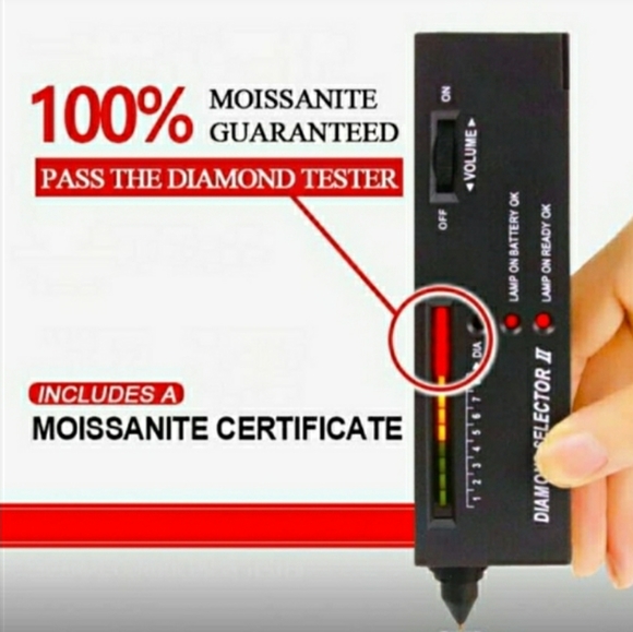 🆕️$1500  2CT 14k White Gold Round Moissanite Diamon… - Picture 4 of 12